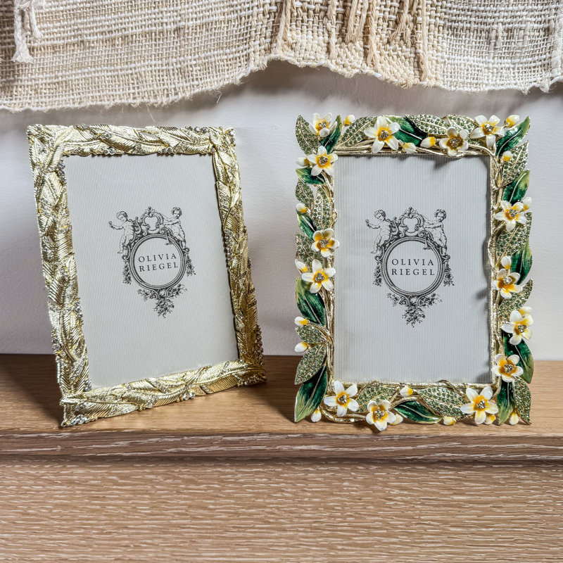 Hannah Metal Picture Frame, 4" W x 6" H