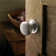 Round Single Dummy Door Knob with Traditional Round Rose