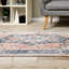Tapis oriental gris / noir en chenille tissé à la machine-1697902206