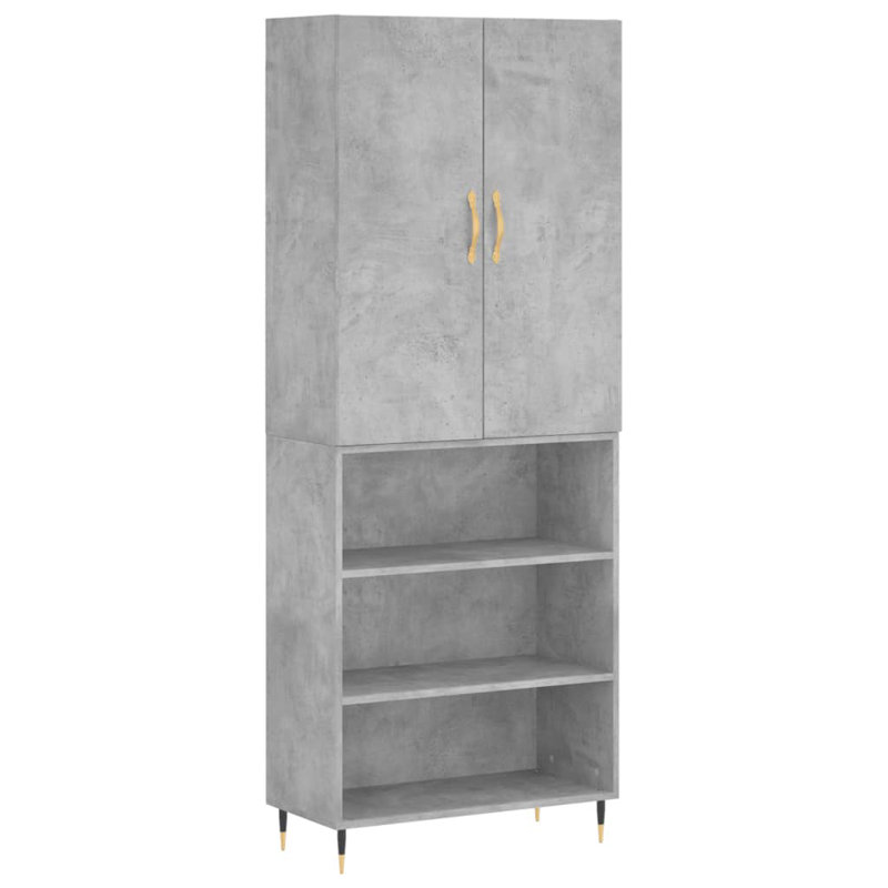 69.5cm Sideboard, Concrete Grey