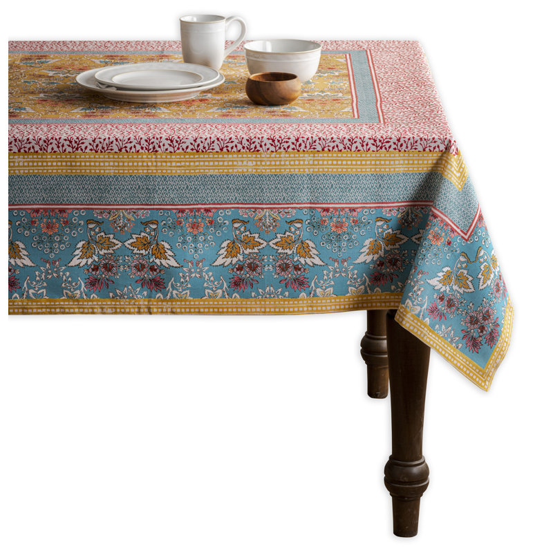 Maison d'Hermine Marquise 100% Cotton Tablecloth - 60" x 90", 90" L x 60" W