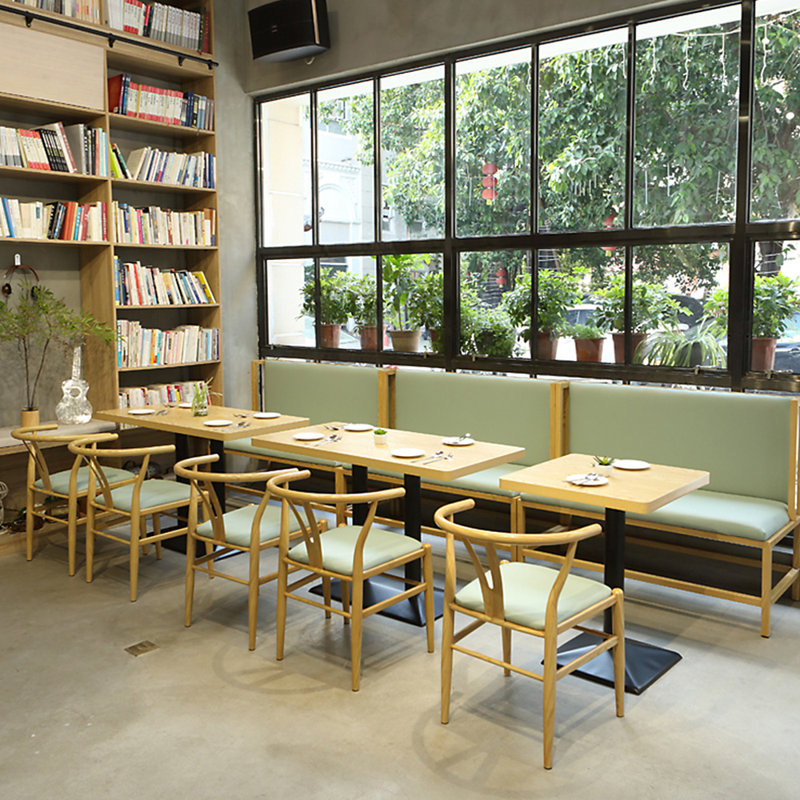 Banc rembourré en similicuir Cafe Light