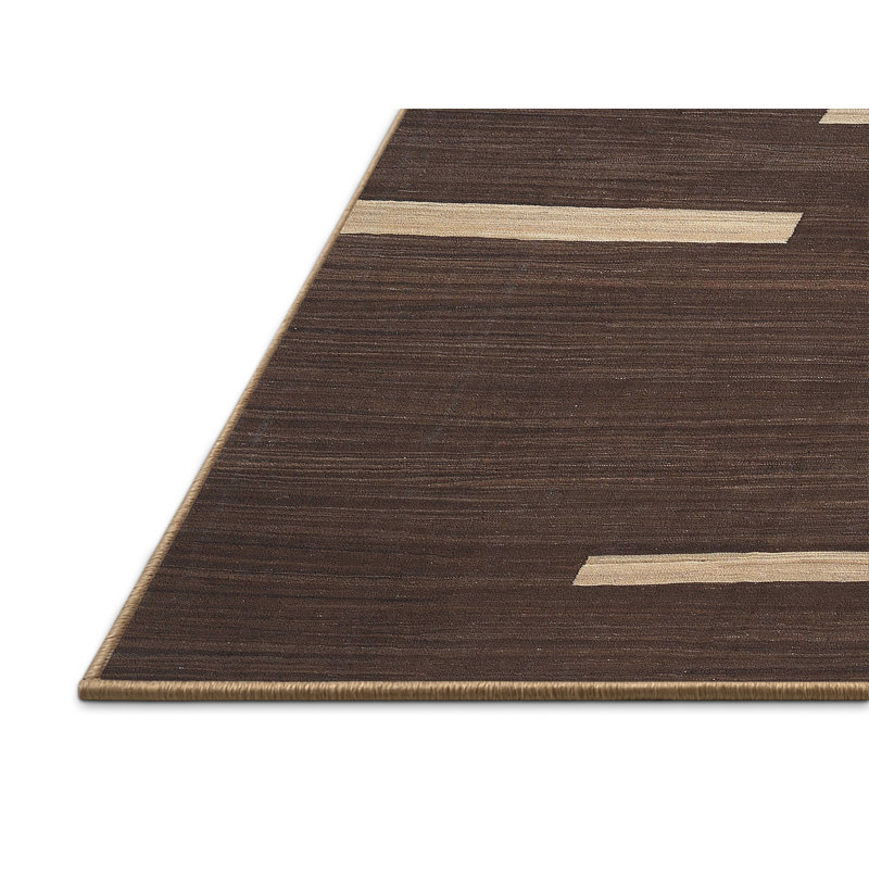 Tapis contemporain brun, Rectangle 7 pi x 10 pi