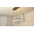Jamorris 3-Light Modern Chandelier LED Kitchen Island with Remote Control 54 Inches-1239872996