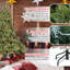 Arbre de Noël 8 pi avec 900 lumières UL - branches mixtes PE / PVC, 2673 pointes, base large pour les espaces spacieux, structure à charnières, support en métal stable-1420638967