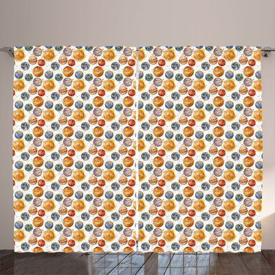 Semi Sheer Curtain Pair