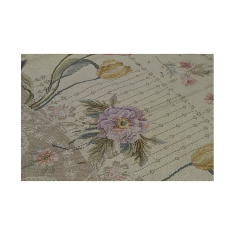 Wool Floral Area Rug