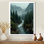 «Morning Mist In The Vancouver Mountains - Forest River Mountains», impressions sur toile, paysage vert