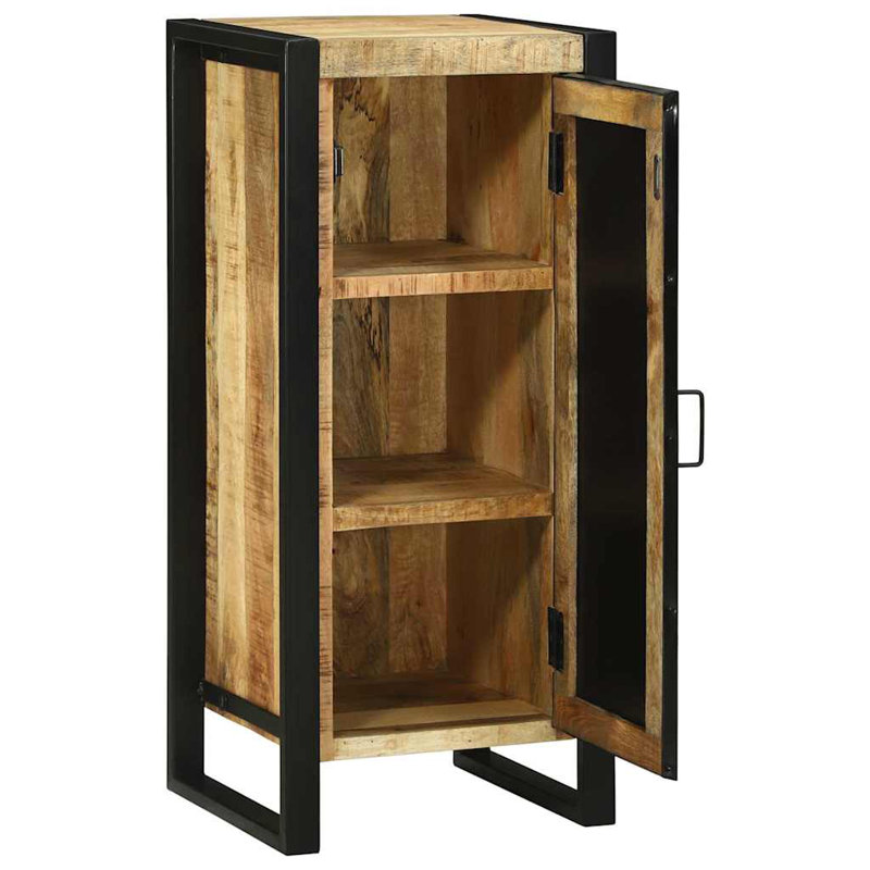 Bathroom Cabinet Brown 40 X 35 X 90 Cm Mango Wood, Natural