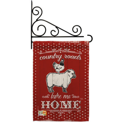 Double Sided 18.5'' H x 13'' W Polyester Animal Flag Set