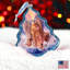 Holiday Splendor 4'' Handmade Glass Holiday Shaped Ornament