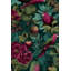 Papier peint floral rétro éclectique-501789480