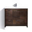 Ensemble de meuble-lavabo simple autoportant moderne de 42 po Curly