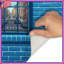 Tapis de bain mural Blue Brick-129136169