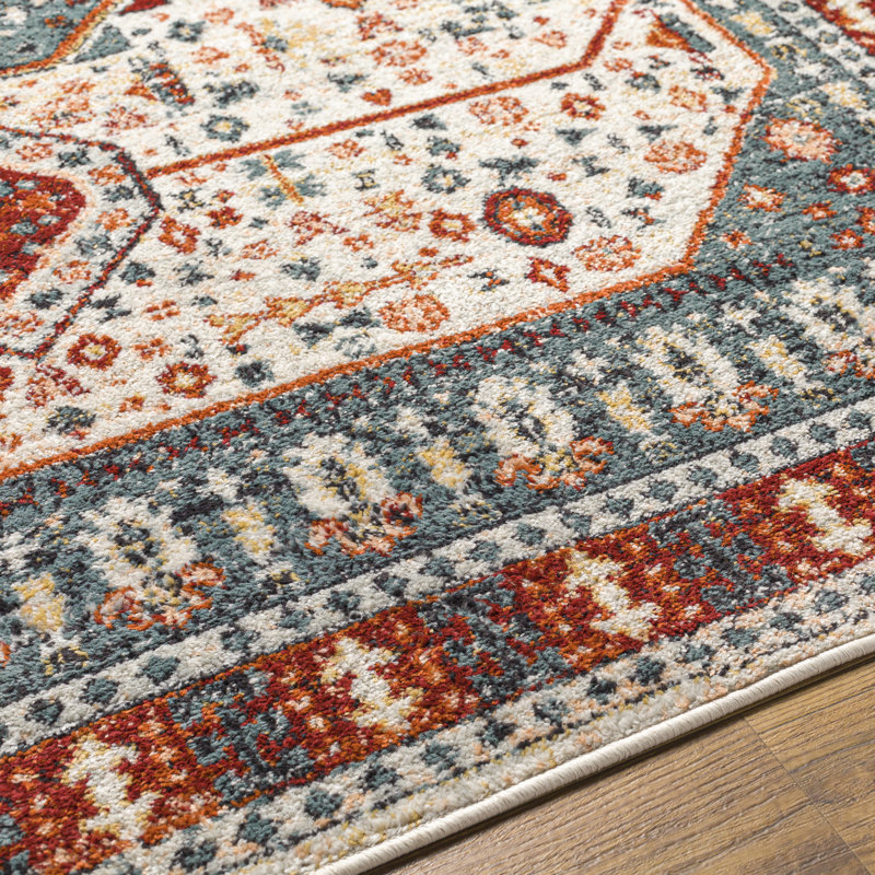 Aldusa Oriental Indoor Rug, Rectangle 5'3" x 7'