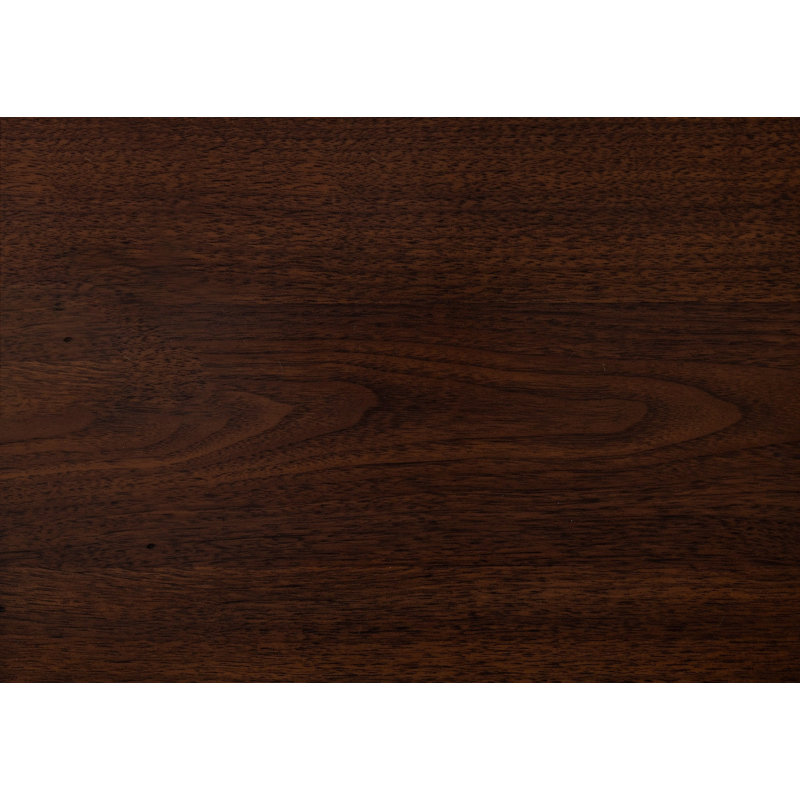 Table basse 1PC avec finition noyer et tablette inférieure