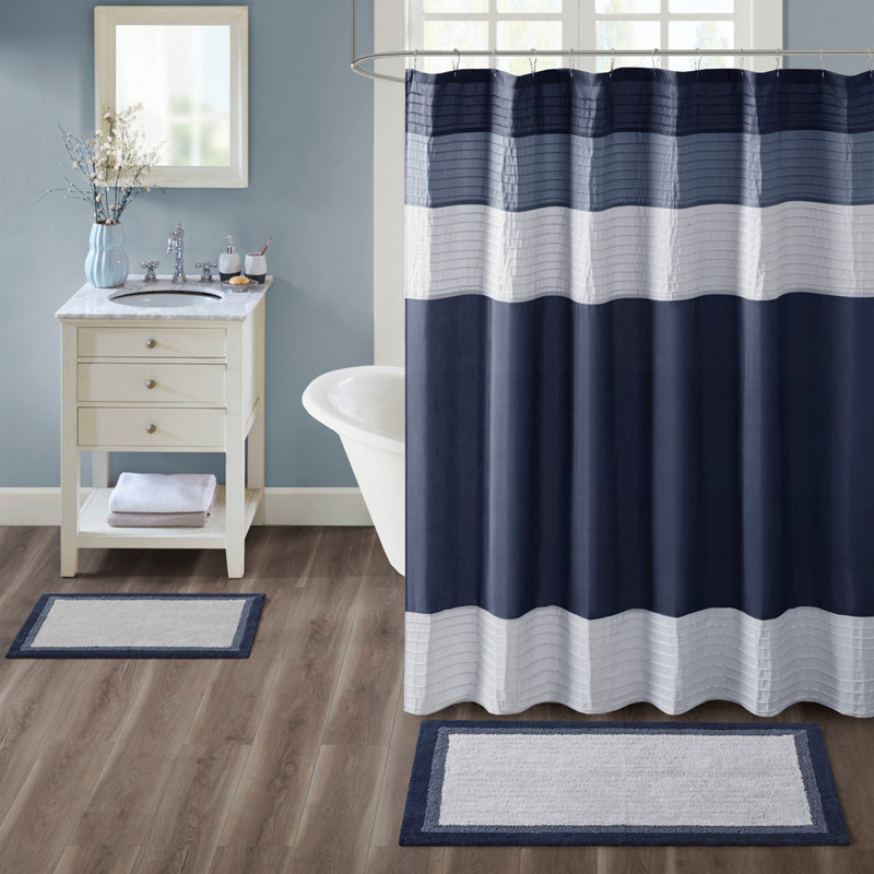 Tapis de bain en coton touffeté (un seul tapis)