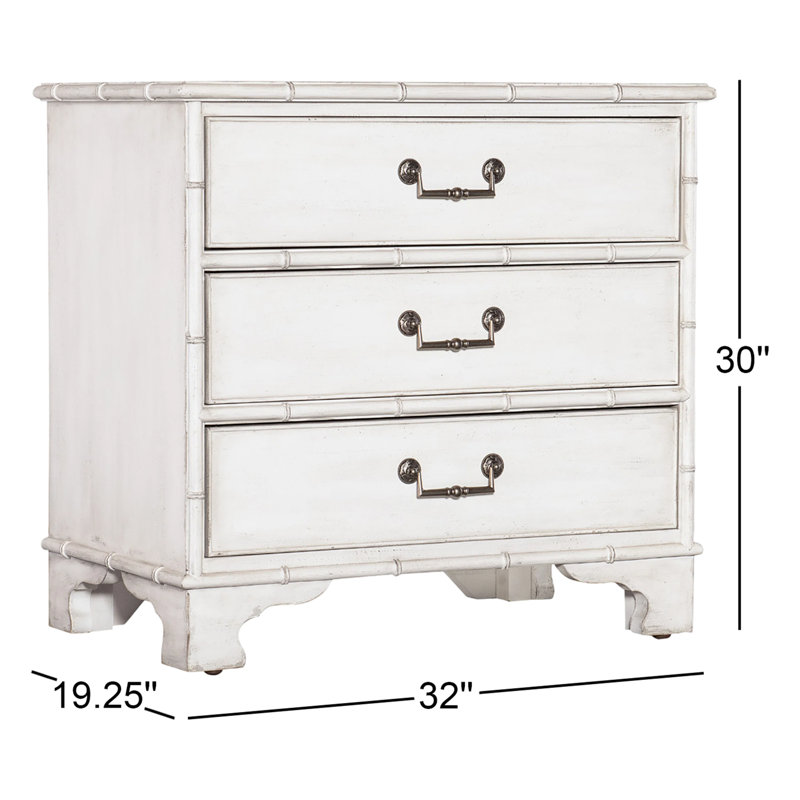 Charleston 3 - Drawer Nightstand