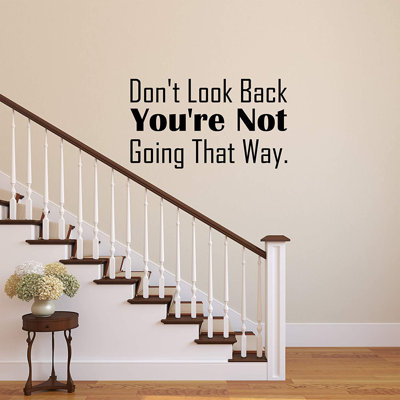 Text & Numbers Non-Wall Damaging Wall Decal