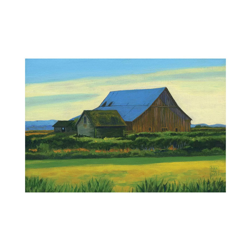 Skagit Valley Barn IV by Stacey Neumiller - Wrapped Canvas Gallery-Wrapped Canvas Giclée, 66.04 cm H x 45.72 cm W x 1.91 cm D