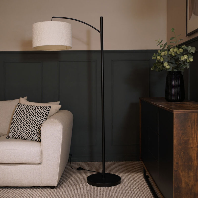 157.5cm Floor Lamp, Cream