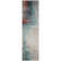 Machine Washable Indoor/Outdoor Xhevrie Teal Rug