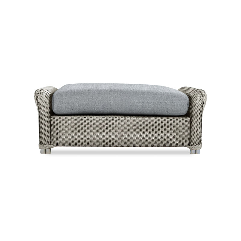 Reflections Outdoor Ottoman, Sandberg Flax, Mink