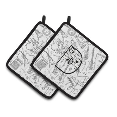 Note de musique Potholder