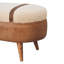 Boucle Upholstered Storage Bench