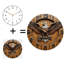 Horloge murale silencieuse en verre trempé de 30 cm, « Horloge murale en bois Aigle », sans tic-tac, fonctionne avec des piles (piles AA non comprises), décoration artistique pour la maison