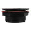 Base de douche 48 po x 36 po en acrylique noir brillant avec drain central, drain inclus-115227493
