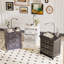 3 Drawer Bedside Table With Reading Light-1179944744