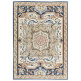 Hand-Knotted High-Quality Beige Area Rug