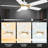 Mikali 52'' Ceiling Fan with LED Lights