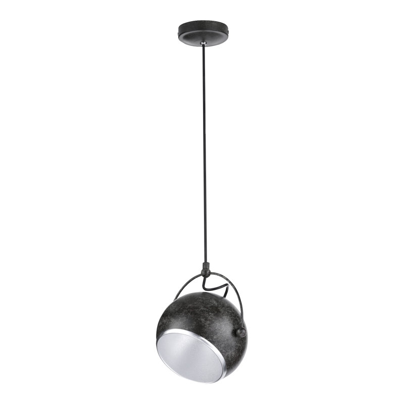 Degli 1 - Light Rusty Metal Dome Pendant