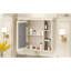 Rangement pour salle de bain 35,51 po x 7,16 po 28,2 po - Armoire à miroir couleur crème crème 35 po 28 po-2031710338