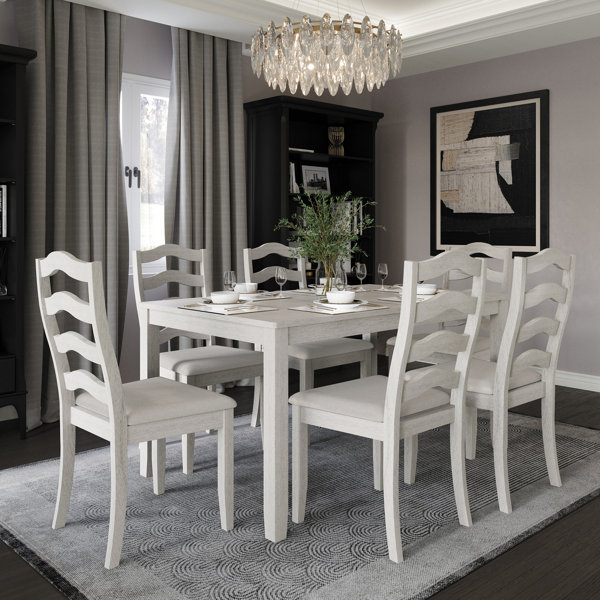 Winston Porter Ocossio 7 - Piece Dining Set & Reviews | Wayfair