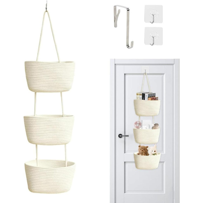 Rebrilliant Cotton Decorative Bin