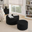 Ensemble de 2 poufs cylindriques rembourrés-1815984017-1815984022