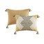 Ensemble d'édredon élégant en coton 3 pièces avec broderie moderne