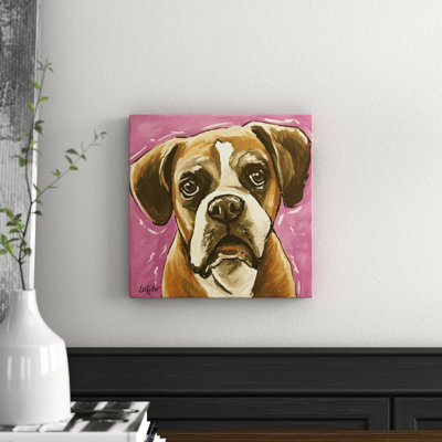 Boxer Cam 1 Piece Wrapped Canvas Painting