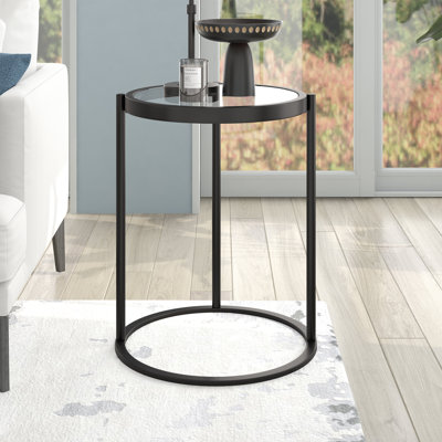 Duxbury Glass Top End Table