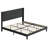 Bettyjean Wingback Platform Bed: Wood & Metal Frame + Underbed Storage-255304045-231983455