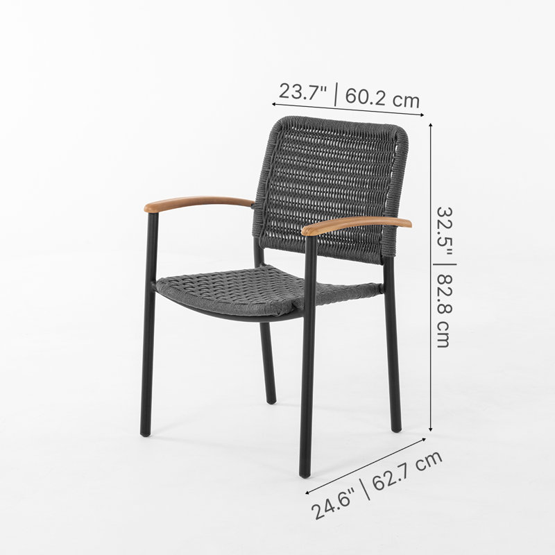 Ensemble de 2 chaises d'extérieur Himmel