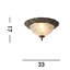 Diana Glass Flush Mount