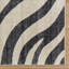 Tapis zèbre noir ivoire Samira Zebra-318138975