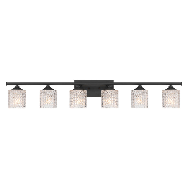 Vernice 6 - Light Bathroom Steel Dimmable Vanity Light, Matte Black