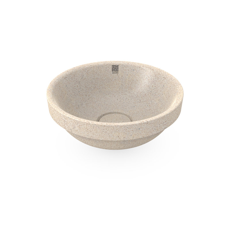 Soft40 15.74'' L Bathroom Sink, Polar