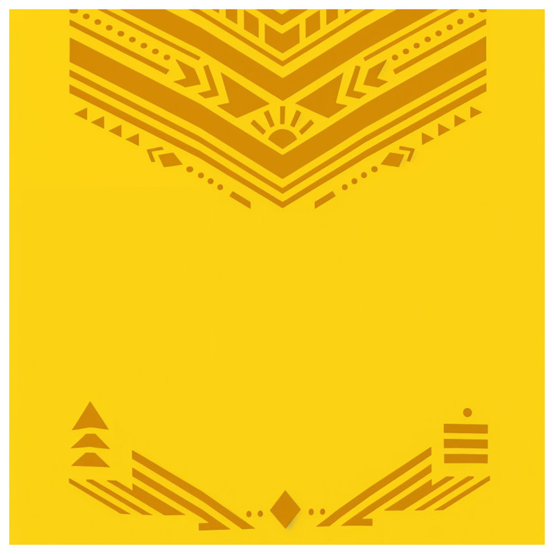 Housses de couette à motif géométrique jaune, King
