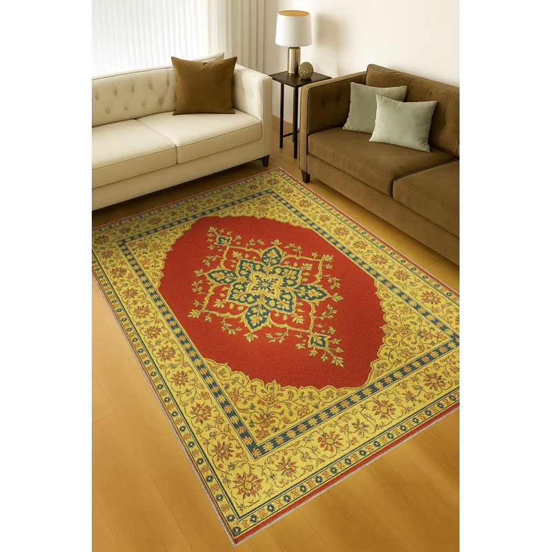 Tapis tissé crème Mosso, 3 pi 3 po x 4 pi 11 po